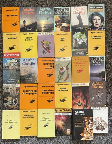 Lot ouvrages agatha - 31,