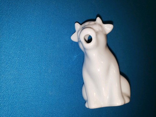 White cow mini - cow, with