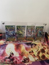 Art Set 4 Booster Pokémon  XY Ciel Rugissant scellé avec cadre acrylique