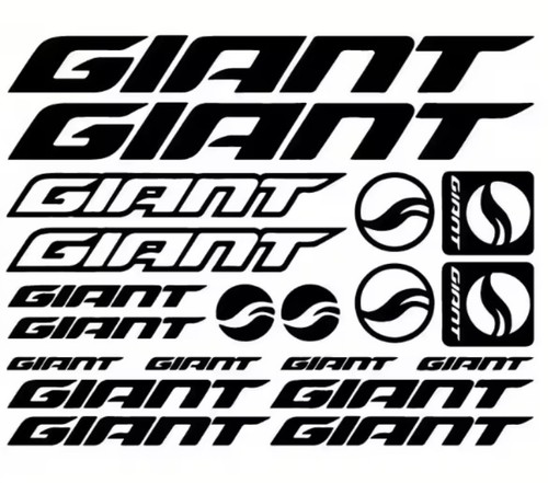 Stickers giant noir vélo - noir,