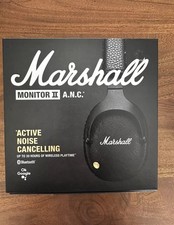 MARSHALL MONITOR II ANC WIRELESS BLUETOOTH NOISE-CANCELLING HEADPHONES BLACK