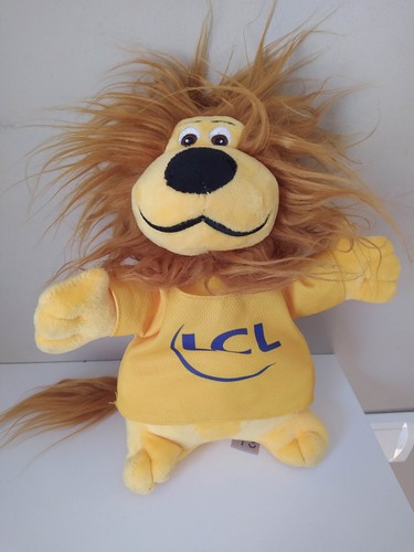 Peluche lion lcl crédit - peluche,