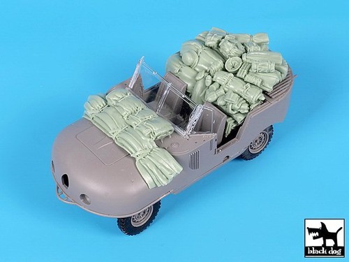 Black dog accessories for - 1/35,