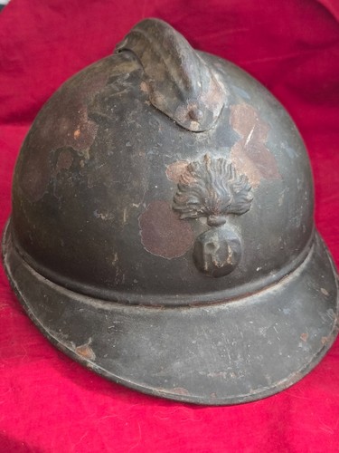 Coque casque adrian 1915 - coque, kaki