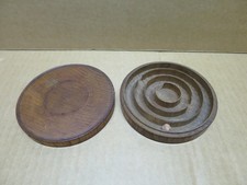 Ancienne boite bois jeu - en,