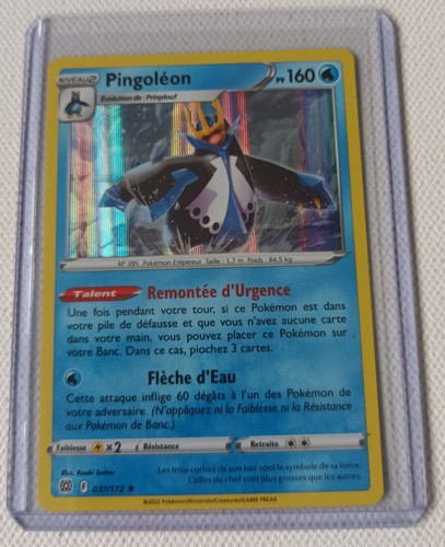 Carte pokemon pingoleon - carte,