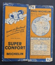 Carte MICHELIN old map n°74