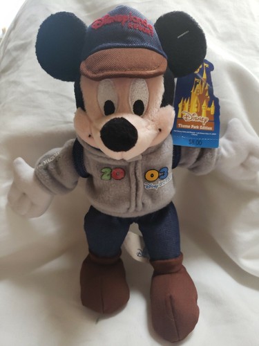 2003 mickey mouse plush - plush, bean