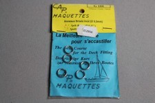 ZC2956 Cap Maquettes G188 accastillage bateau anneaux brises inox 9,5mm rings