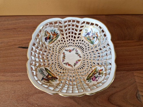 Coupe corbeille porcelaine - corbeille, en