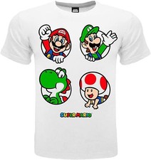 T-Shirt Super Mario Blanc
