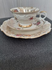 service à café 3 pièces PORCELAINE ROYALE BAVARIA- rareté, pièce de collection