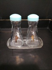 VINTAGE PYREX Salière Et Poivrière MADE IN USA 