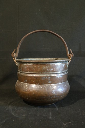 Ancien chaudron cuivre pour - ancien, en