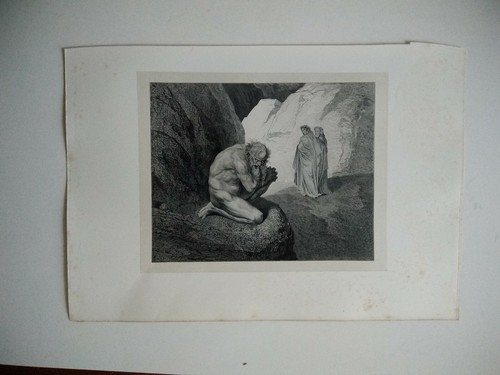 Gravure ancienne gustave doré - ancienne,