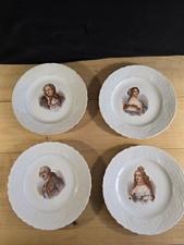 4 assiettes portrait lebacqz et bouchard st amand