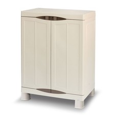 Armoire de rangement 2 portes 70 x 47 x 97cm 50kg max INTEC