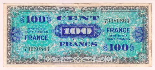 1944 france 100 francs - 1944,