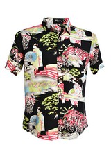 Chemise hawaienne homme noire