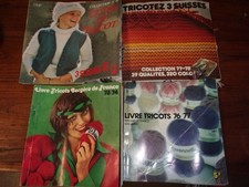 lot  4 catalogue tricot 70's