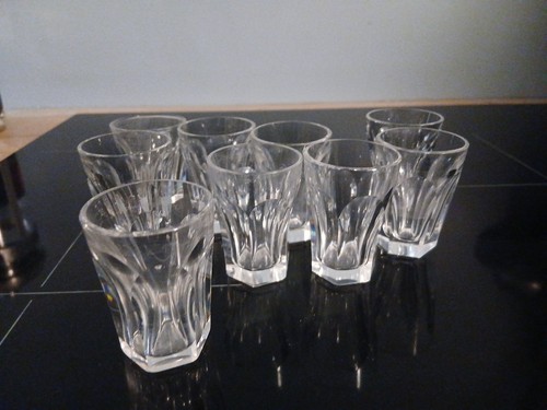 Verres gobelets cristal - en,