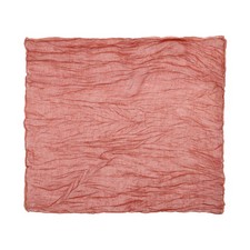 12 Sets de Sets de Table en Tissu, Sets de Table en Polyester pour Cuisine Rouge