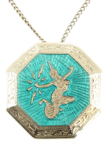 Antique siam broche pendentif - antique,
