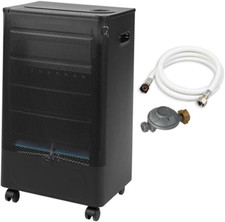 - Chauffage D'Appoint À Gaz Praha Blue Flame - Prêt À L'Emploi Livré Avec Tuyau 