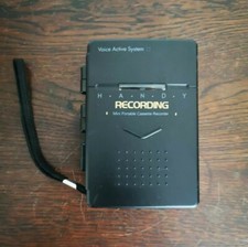 Vintage Dictaphone HANDY Recording Mini Portable Cassette Recorder Fonctionnel
