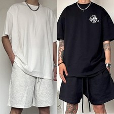 Short homme ��t�� couleur unie coupe ample pour sports et activit��s d��contract