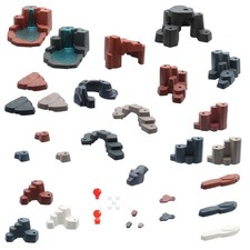 Playmobil rocher paysage montagnes glace glace glace neige désert falaise