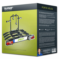 Porte-vélo Eufab Amber 4 pour 4 vélos TOP