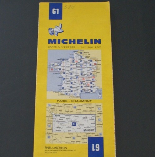 Carte routiere michelin - michelin, 61