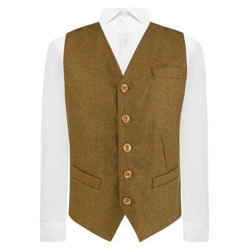 Gilet laine herringbone - laine,