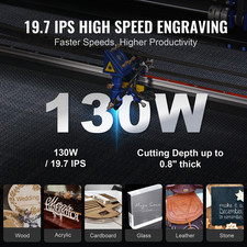 Graveur Laser CO2 Machine Gravure Découpe 130 W Zone Travail 900X1400 Mm