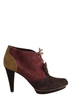 Boots en daim bordeaux Paul