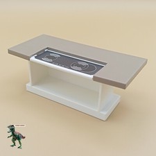 Playmobil-meuble-table-plancher-vitrocéramique-four-cuisine-maison-vintage-9269