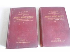 antique books J.B.Girard Marine engines 1901 vol 1 & 2 CH Beranger paris