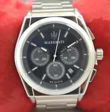 LOOK  RARE MASERATI Date/ Chronograph Blue Dial 10ATM NEW  ? FAST & FREE