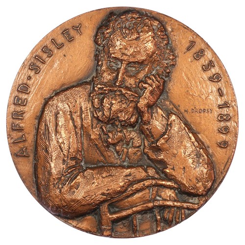 France médaille alfred sisley - france,