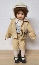 Poupée d'artiste poupée en porcelaine doll 47 cm collector rare vintage