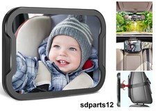 Rétroviseur Siège Arrière Bébé Enfant Miroir Incassable Réglable 360° Voiture