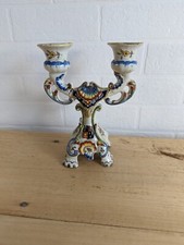 chandelier en faïence a décor de fleurs 19cm angleterre 1244