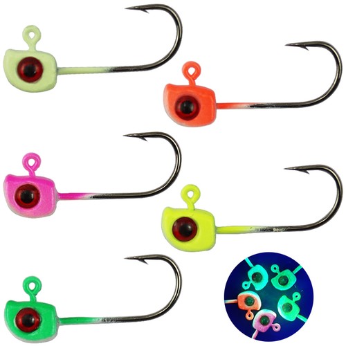 50pcs crappie jig heads - crappie,