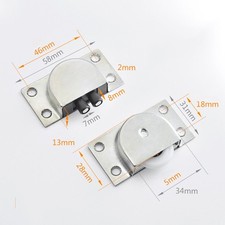 1 lot armoire porte coulissante poulie roulettes meubles accessoires