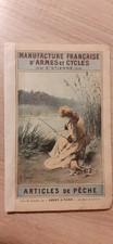 Catalogue pêche 1902 TBE 4 planches coul mouches - Manufrance 60 p leurre