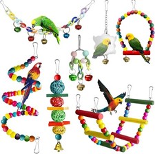 Jouets pour Oiseaux, 7 Pièces