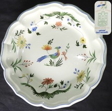 Plat en Faïence de GIEN modèle OISEAU DE PARADIS (30,5 cm)