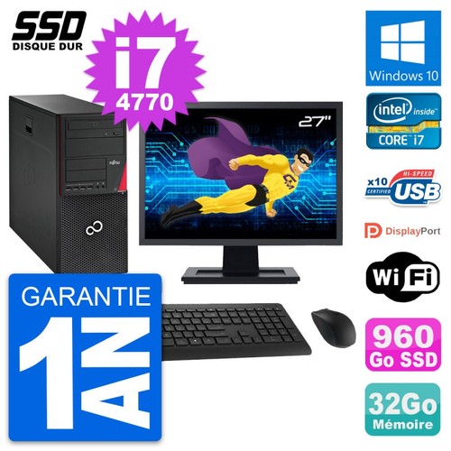 Tour fujitsu p720 ecran - fujitsu, 27"