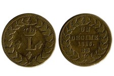 1 Décime Louis XVIII -